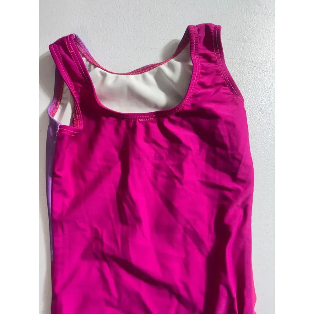 Destira Birthday Unicorn Leotard Size XS Pink Cupcake